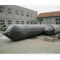 Marine salvage floating and lifting rubber air pontoon for sunk ship